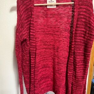 Hollister Women's Vibrant Red Cardigan